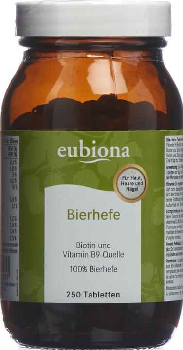 Immagine prodotto Eubiona Compressa di lievito di birra (250 Pezzo/i, Pillole, 100 g)