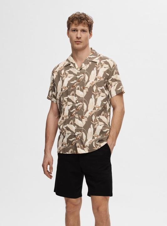 Actual product image Selected Homme Cuban Collar Shirt (M)