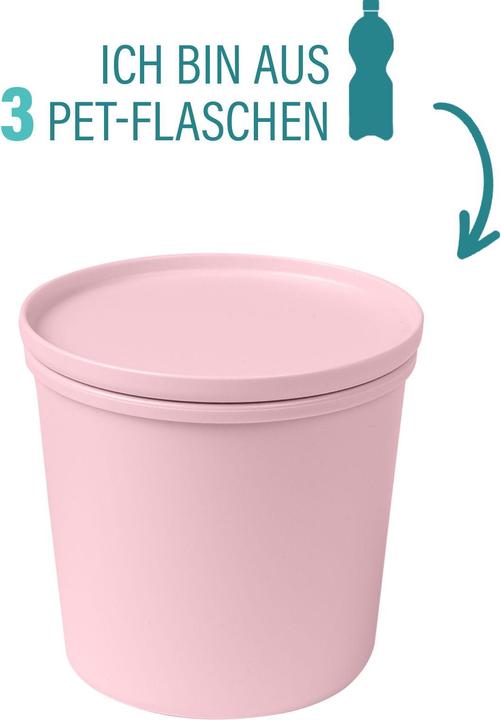 Actual product image Awave Food storage container 500 ml, with rPET, rosé (0.50 l)