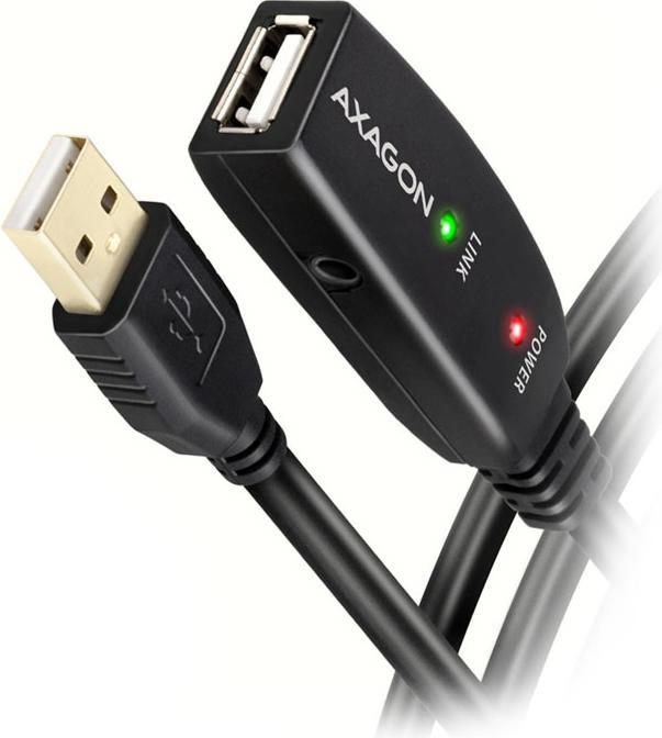 Immagine prodotto Axagon ADR-220 cavo di prolunga USB 2.0 attivo, USB-A maschio/femmina - 20 m (20 m, USB 2.0)