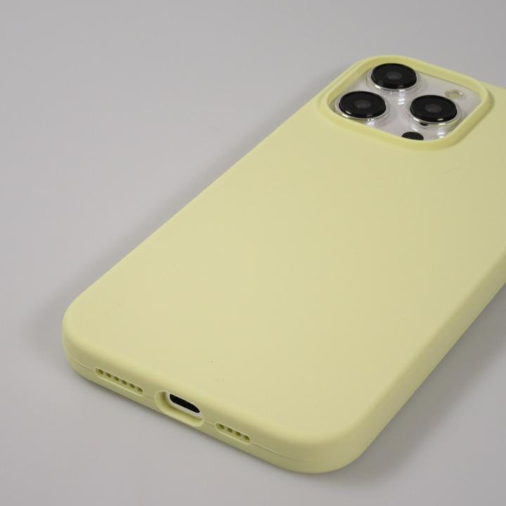 Actual product image PhoneLook Soft Touch pastel yellow cover (Apple iPhone 15 Pro)