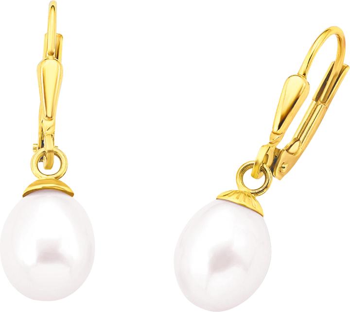 Amor Ohrschmuck Hänger (Gold)