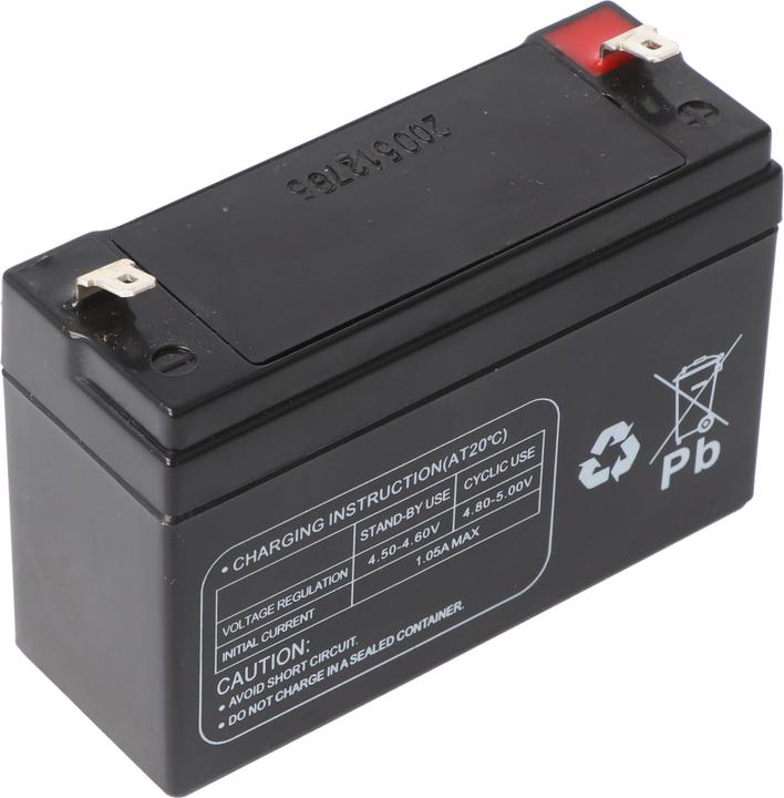 Produktbild Multipower MP3.5-4 4V 3,5Ah Bleiakku AGM Blei Gel Akku 4,8mm Steckkontakte Faston, 4260476411663 (4 V, 3.50 Ah)