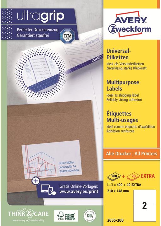Produktbild Avery Etiketten