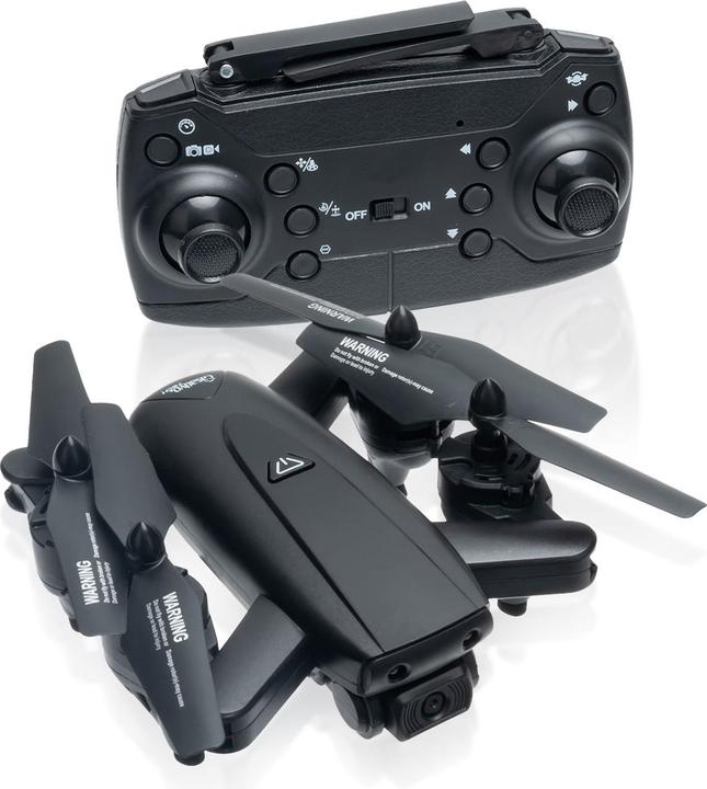 Produktbild Casativo WiFi-FPV-Quadrocopter-Drohne, faltbar, HD Kamera, OpticalFlow, App (8 min, 131 g, 0.92 Mpx)
