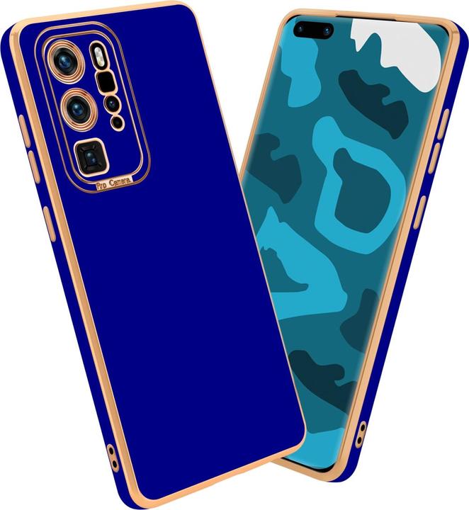 Glossy Blau - Rosé Gold