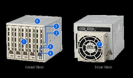 Produktbild Supermicro CSE-M35TQ-B: SAS/SATA Hotswap