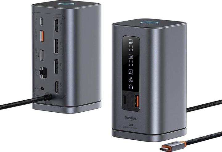 Produktbild Baseus Spacemate 11-in-1 Docking Station (USB-C, 11 Ports)