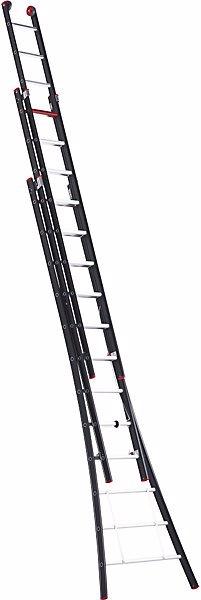 Immagine prodotto Altrex Scala multiuso NEVADA, 3 elementi, nero, 3 x 12 pioli. (Scaletta multiuso, 216 cm)