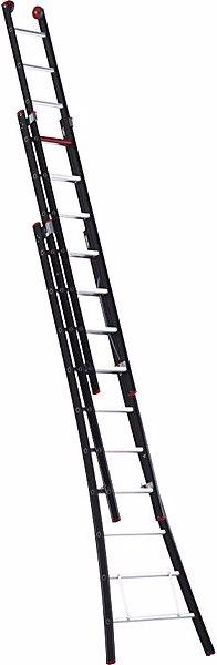 Immagine prodotto Altrex Scala multiuso NEVADA, 3 elementi, nero, 3 x 10 pioli. (Scaletta multiuso, 750 cm)