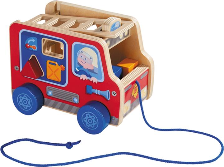 Haba Pull figure fire engine