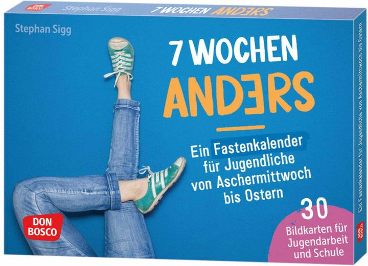 Actual product image 7 Wochen anders: ein Fastenkalender für Jugendliche von Aschermittwoch bis Ostern (German, Stephan Sigg, 2023)