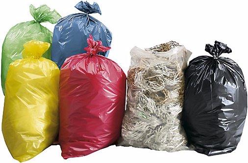 Actual product image Deiss PREMIUM PLUS, 120 l waste sacks, blue, pack of 250, material thickness 31 µm. (25 x, 120 l)
