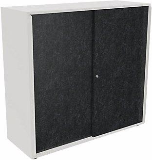 Image du produit Ceka Armoire à portes coulissantes NEOTEX avec façade acoustique, h x l x p 1150 x