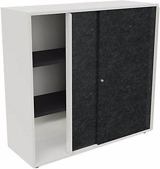 Image du produit Ceka Armoire à portes coulissantes NEOTEX avec façade acoustique, h x l x p 1150 x