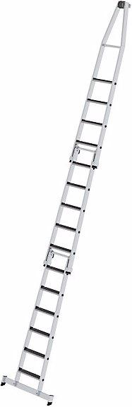 Image du produit Munk Échelle de vitrier, avec revêtement antidérapant, 3 parties, 15 marches. (Échelle simple, 526 cm)