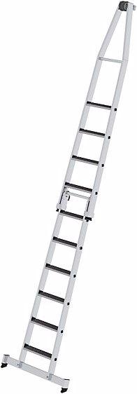Immagine prodotto Munk Scala a gradini in alluminio per lavavetri, con rivestimento antiscivolo, 2 (Scala singola, 385 cm)