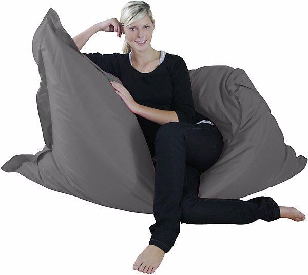 Immagine prodotto Kinzler Poltrona a sacco gigante XXL, largh. x prof. 1800 x 1400 mm, antracite.