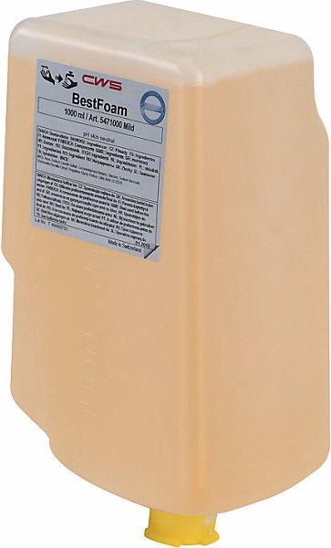 Actual product image CWS Foaming soap, pack of 12 bottles, 1 l each, mild, pink-orange. (1000 ml)