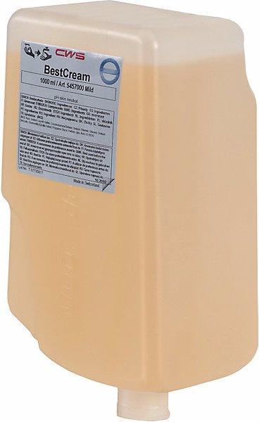 Actual product image CWS Liquid soap, pack of 12 bottles, 1 l each, mild, pink-orange. (Liquid soap, 1000 ml)