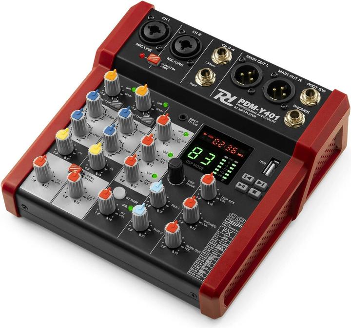 Actual product image Power Dynamics PDM-Y401 mixing console (Studio- and Livemixer)