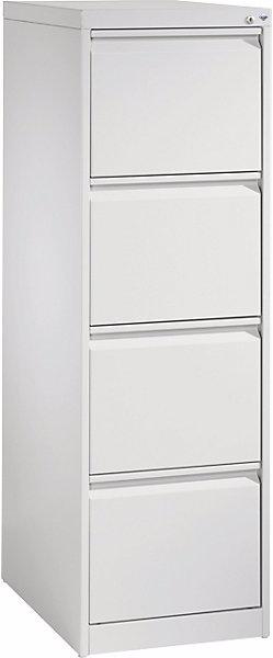 Immagine prodotto C+P Schedario ACURADO, 1 corsia, 4 cassetti, grigio chiaro.