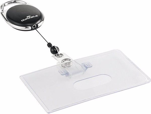 Image du produit Durable Pochette pour document STYLE YOYO, pour 1 carte, lot de 10, noir.