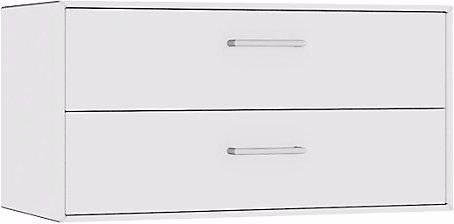 Image du produit Mauser Caisson suspendu, 2 tiroirs, largeur 770 mm, blanc pur.