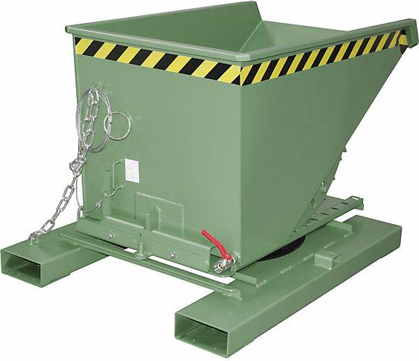 Image du produit Bauer Conteneur pour copeaux S3S, L x l x h 1460 x 1010 x 890 mm, vert réséda. (300 l)