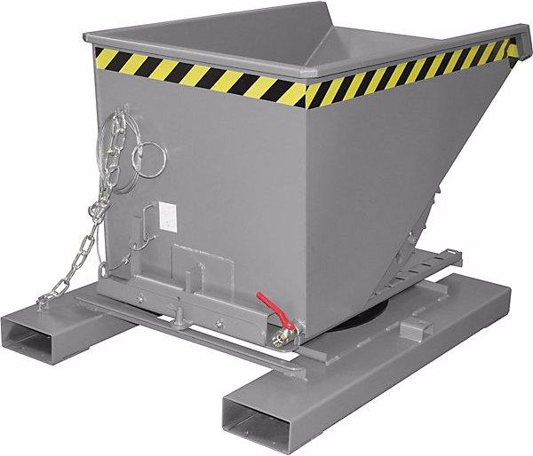 Actual product image Bauer S3S skip for metal swarf, LxWxH 1460 x 1010 x 890 mm, mouse grey. (300 l)