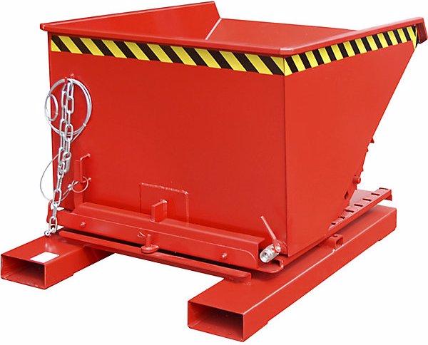 Image du produit Bauer Conteneur pour copeaux S3S, L x l x h 1455 x 1070 x 890 mm, rouge feu. (600 l)
