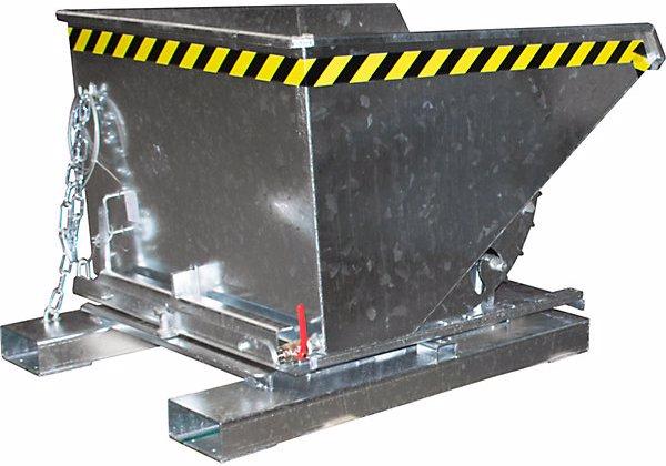 Image du produit Bauer Conteneur pour copeaux S3S, L x l x h 1455 x 1070 x 890 mm, galvanisé à chaud. (600 l)
