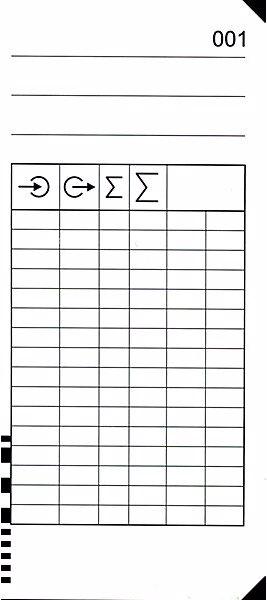 Image du produit Bürk Cartes de pointage, pour K 675, lot de 200, h x l 184 x 86 mm.
