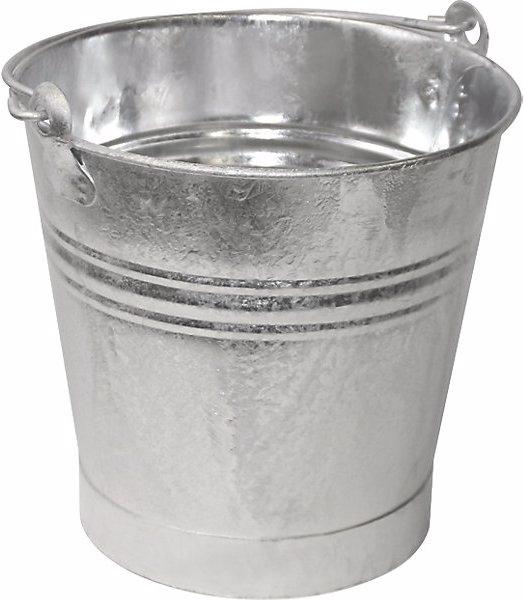 Actual product image Renner Helmuth Steel bucket, leak-proof, capacity 14 l, with hoop iron base, height 315 mm. (1 pcs.)