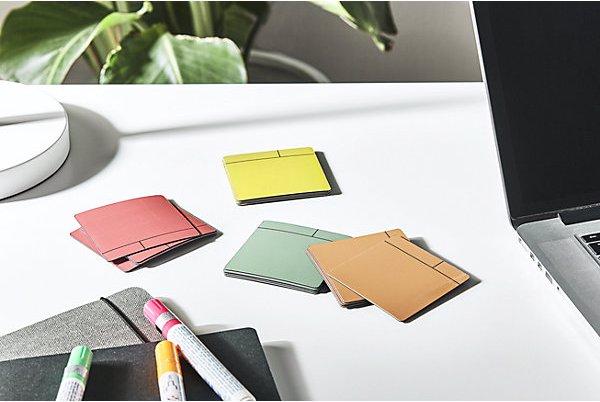 Actual product image smiT Post-it notes, LxW 75 x 75 mm, pack of 10, red. (75 x 75 mm)