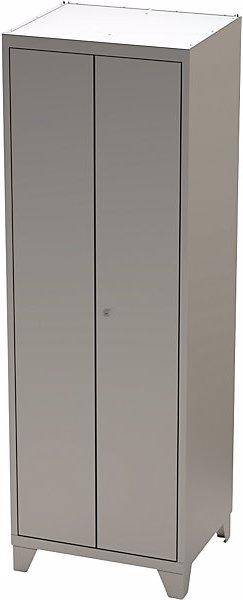 Image du produit kaiserkraft Armoire sur pieds, armoire de stockage avec 4 tablettes, hauteur x largeur x (60 cm, 180 cm)