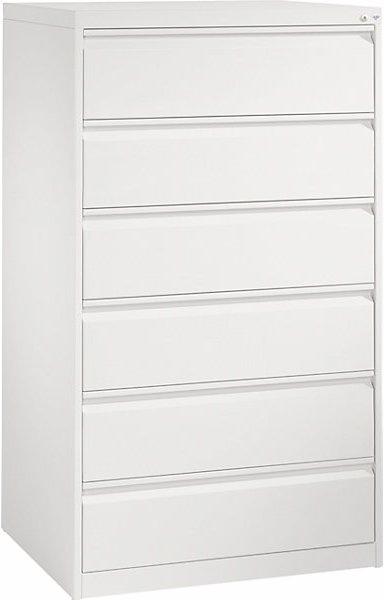Image du produit C+P Armoire à fiches ACURADO, 3 rangées, 6 tiroirs, blanc trafic.