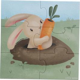Produktbild Little Dutch 4 in 1 Puzzle-Set Little Farm (4 Teile)
