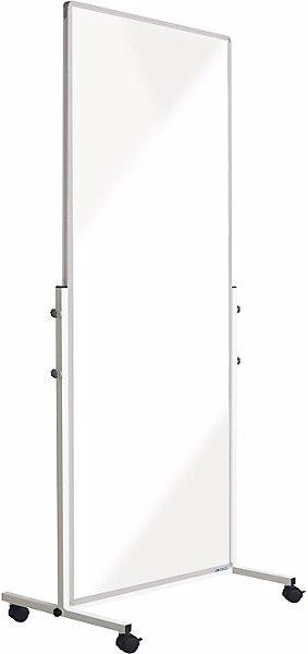 smiT Mobile partition made of acrylic glass, with 4 swivel castors with stops, HxWxD