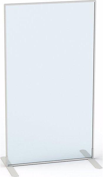 Carto Cloison en verre acrylique, h x l x p 1805 x 1000 x 480 mm, avec pieds