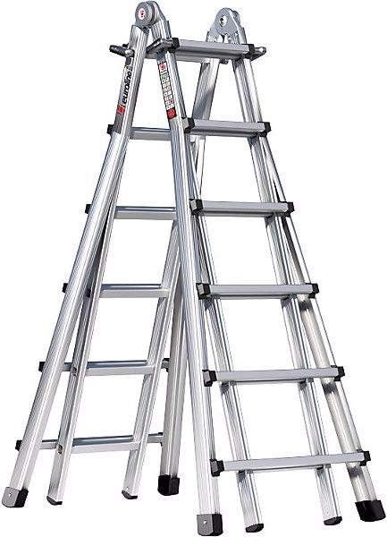 Euroline Alu-Vario-Klappleiter (Mehrzweckleiter, 630 cm)