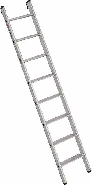 Actual product image Euroline Lean to step ladder, width 380 mm, 8 steps. (Single ladder, 215 cm)
