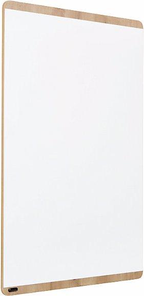 Actual product image Rocada NATURAL whiteboard, frame in wood finish, board white, WxH 1000 x 1500 mm.
