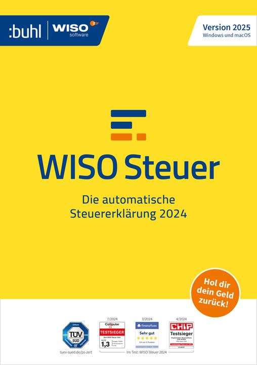 Buhl Data Service WISO Steuer 2025 Download Code (1 User, 1 Geräte/User, unbegrenzt)