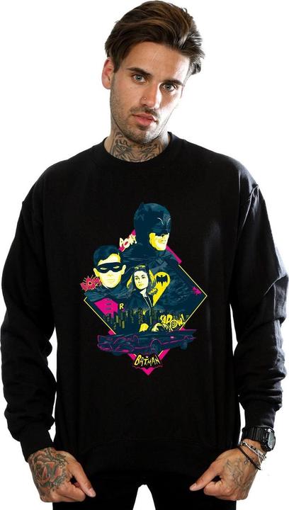 Produktbild Batman TV Serie Charakter Pop Art Baumwolle Sweatshirt (L)