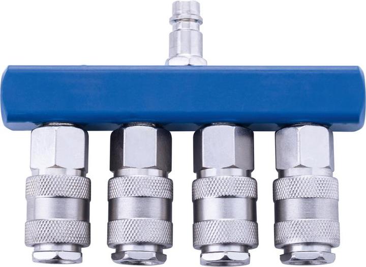 Image du produit Scheppach Distributeur d'air comprimé avec raccords rapides, 4 sorties