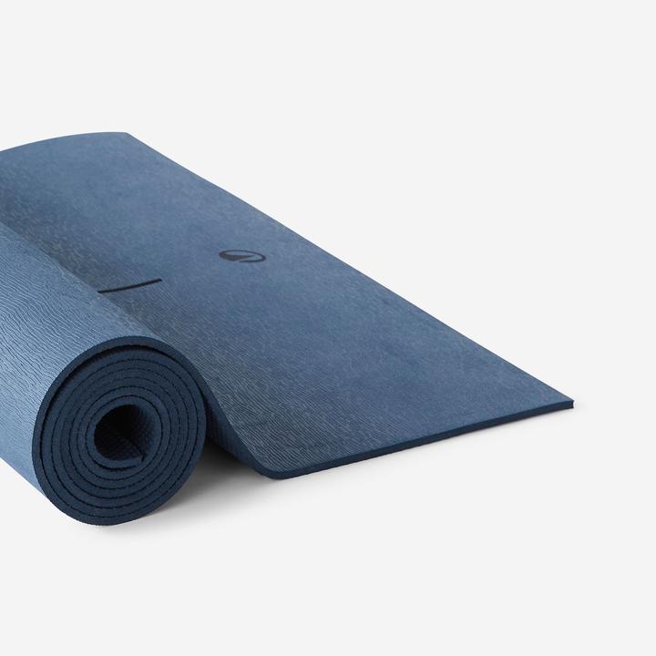 Produktbild Domyos Yogamatte Einsteiger 180 cm × 50 cm × 5 mm - dunkelblau (5 mm)