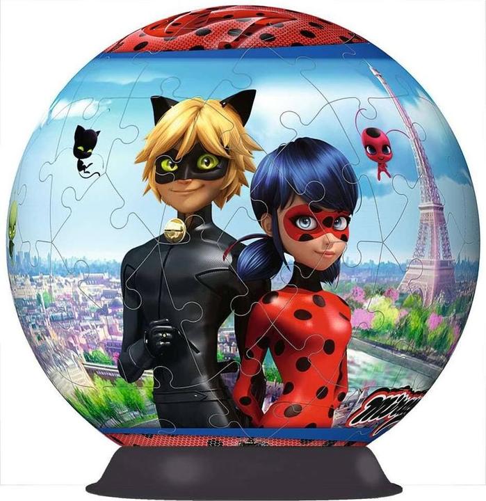 Immagine prodotto Ravensburger 3D Puzzle 11167 - Puzzle-Ball Miraculous - 72 Teile - Puzzle-Ball für Erwachsene und (72 pezzi)