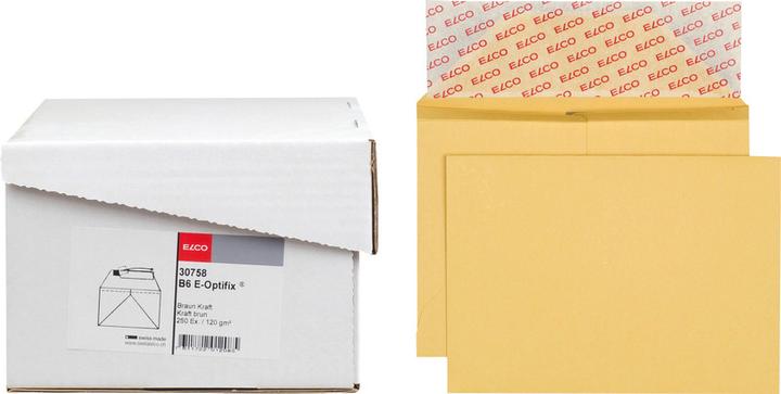Produktbild Elco Briefumschläge Wert Kraft braun in Bürogrosspackung (B6, 250 x)
