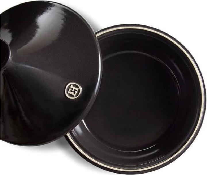 Produktbild Emile Henry Tajinetopf Delight 32 cm, Schwarz (33.50 cm, Bräter + Schmortopf, Kochtopf, Keramik)
